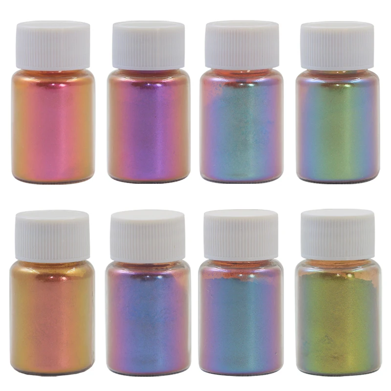 5gram/Jar 6 Colors Set Color Shift Mica Powder, Chameleon Color Shift  Pigment For Epoxy Resin/Slime/Watercolor /Car Paint - AliExpress