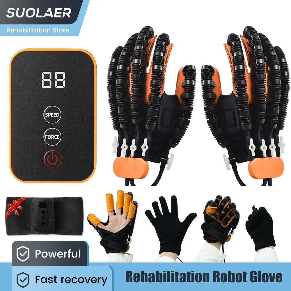 

Hand Rehabilitation Robot Gloves Hemiplegia Finger Physiotherapy Glove Stroke Recovery Equipment Cerebral Infarction Training