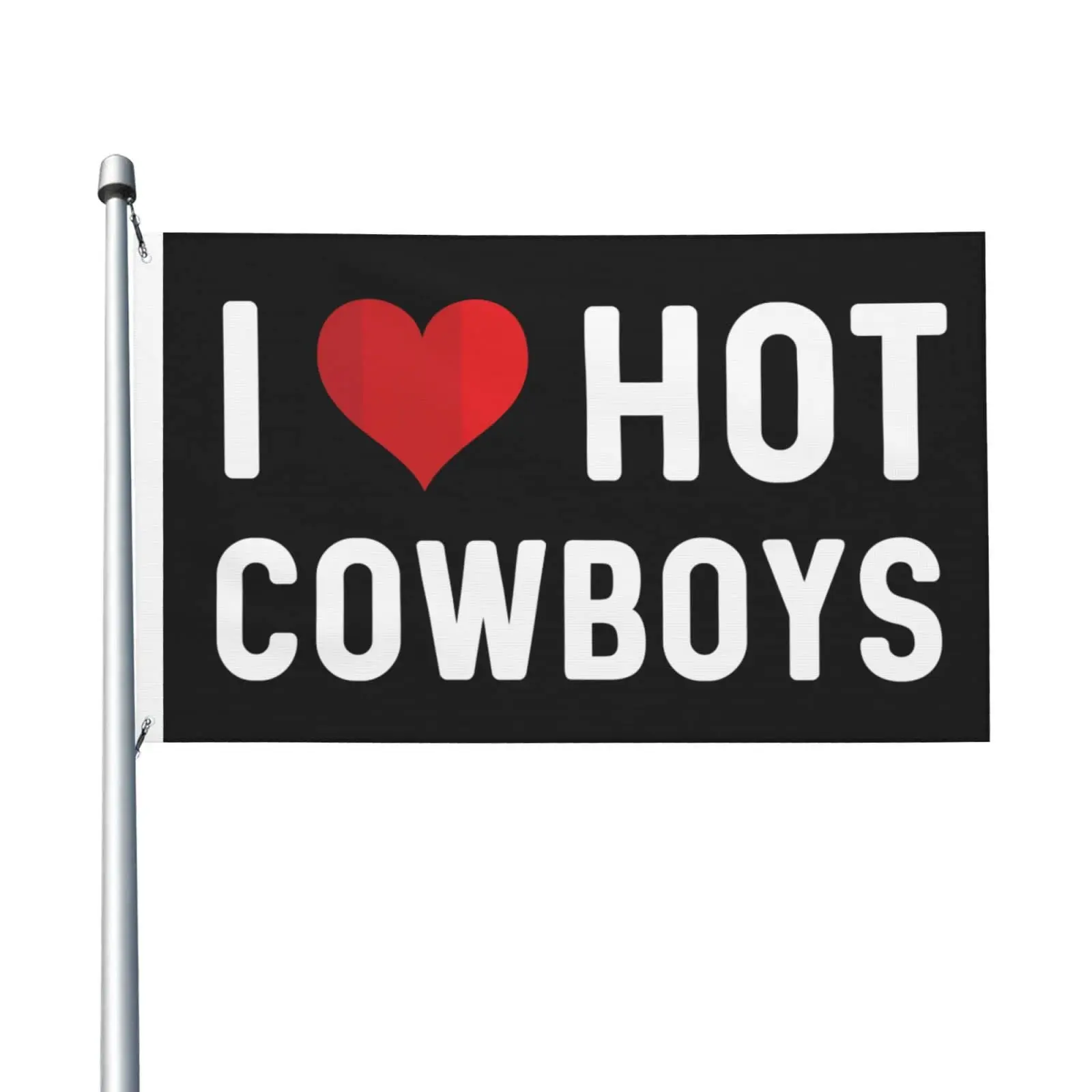 

Флаг ковбоя Flagnshow из 100% полиэстера I Love Hot