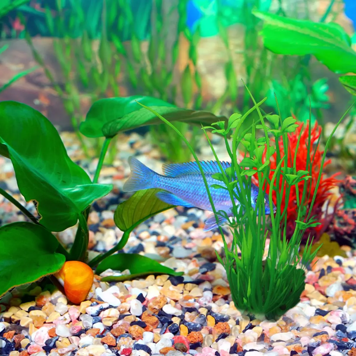 Artificial Water Plants Flowers Aquarium Landscape Pvc Plastic Plants Water Decoration Aquatic Plant Accessories 1 Pc artificial plants,fish tank decorations,aquarium ornaments,artificial aquarium plants