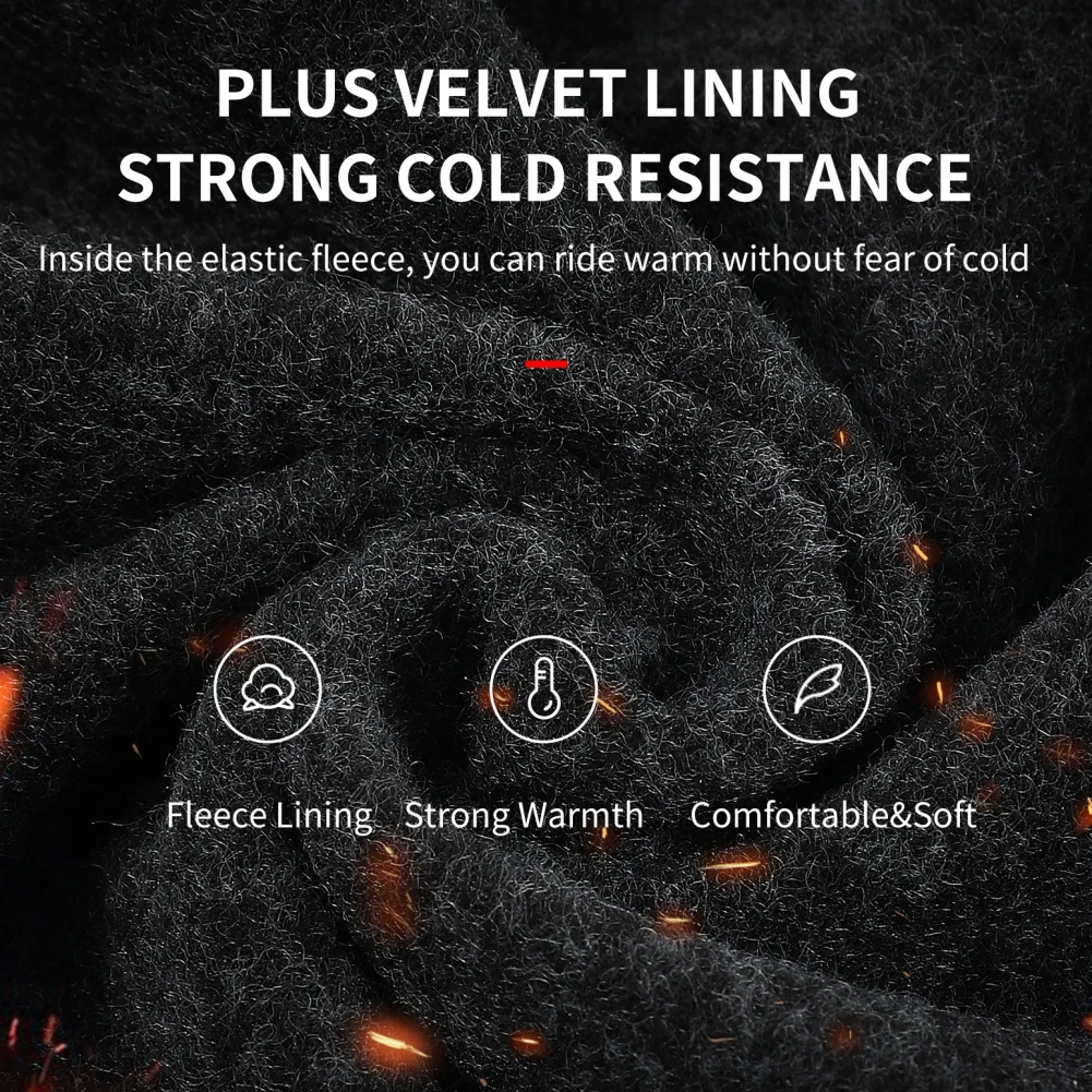 Winter Warm Balaclava Velvet Cycling Cap Windproof Sports Scarf Headwear