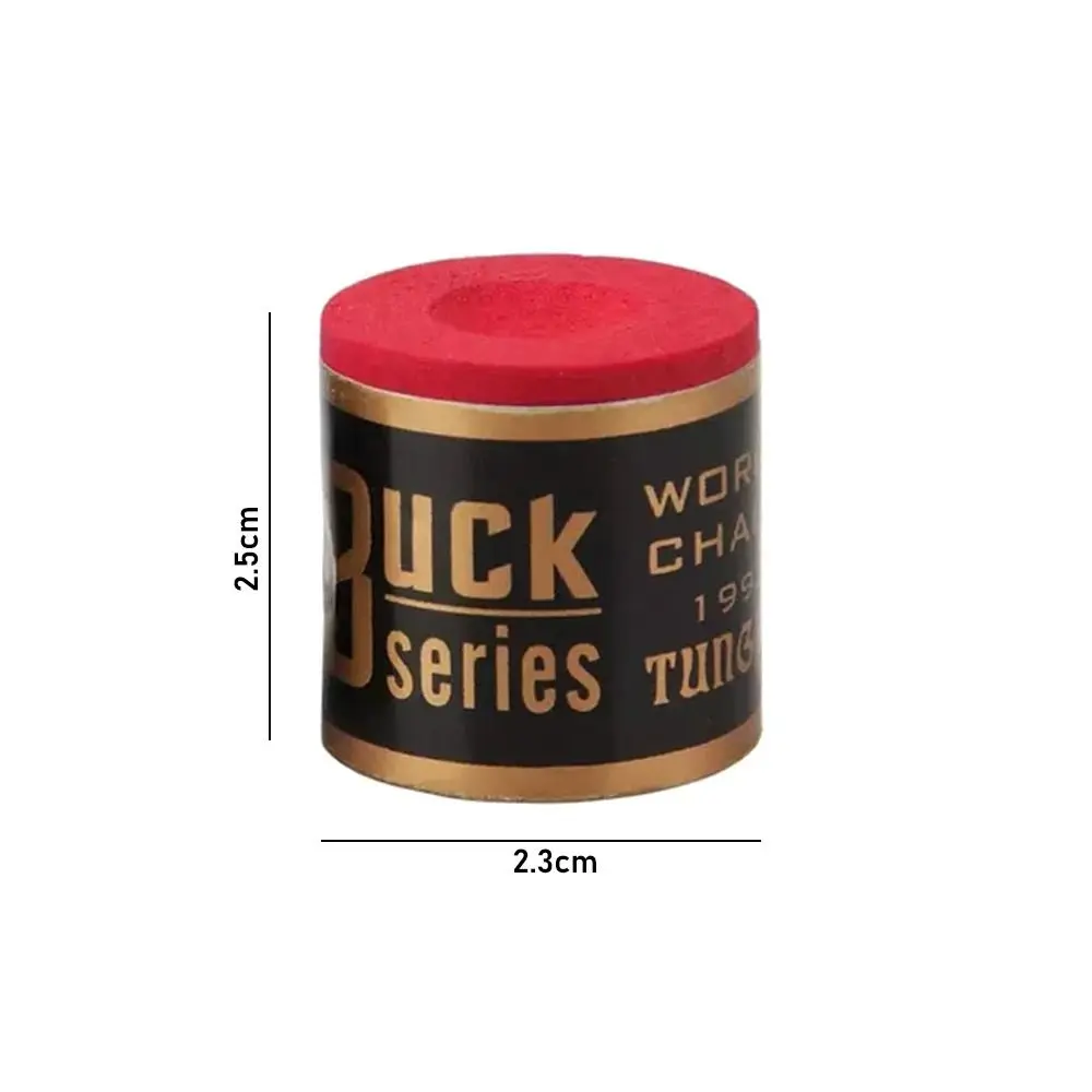 2Pcs/Set Pool Cue Tip Cue Chalk No-slip Calcium Carbonate Billiard Chalks Indoor Sport Blue Green Red Snooker Accessory