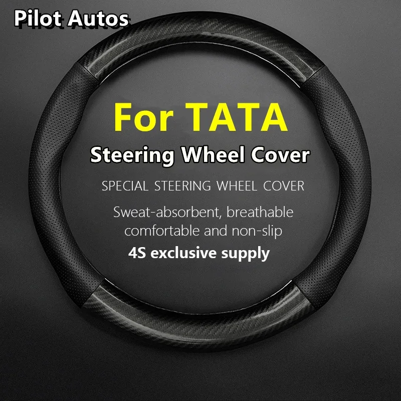 No Smell Thin For TATA Steering Wheel Cover Fit Altroz Tiago Hexa Nexon Safari Cutvv Harrier Sierra EV Xenon Kite 5 Zica HBX