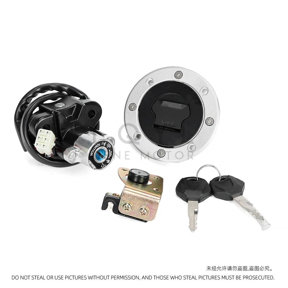LQYL 오토바이 점화 스위치 잠금 연료 가스 캡 탱크 커버 키 세트 스즈키 GSXR GSXR600 GSXR750 1996 1997 1998 1999 2000 용
