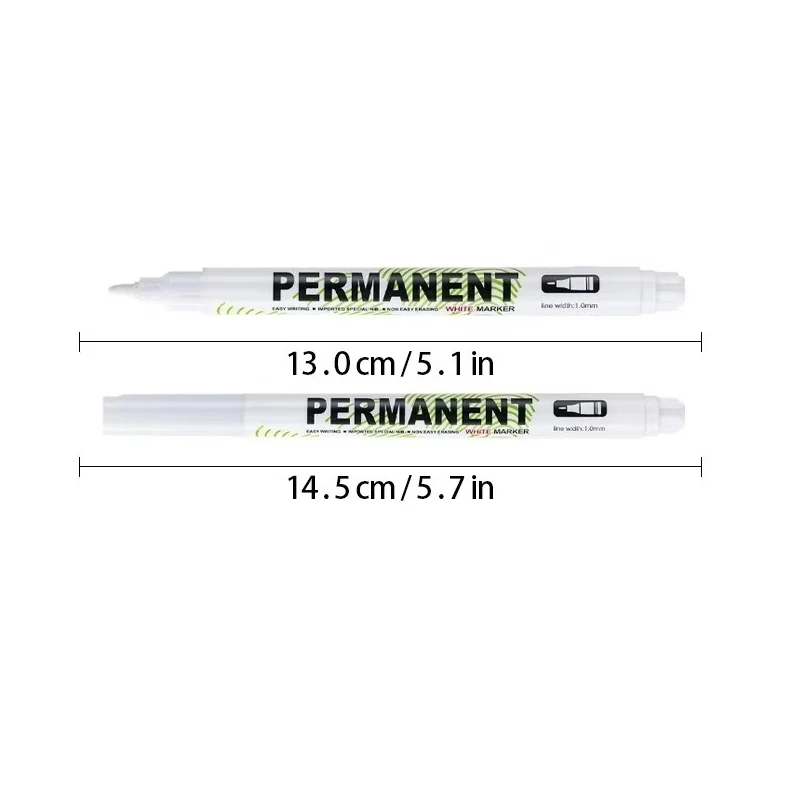 5/10pcs/Set White Marker Pen Graffiti Pens Waterproof Permanent Tire Painting Notebook Tyre Tread Oily Environmental Pen 2