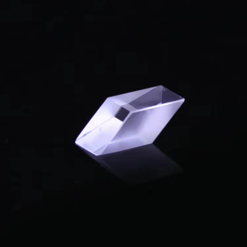 

Rhombohedral prism optical glass K9 rhombic prism parallelogram optical communication lateral displacement Mitsubishi mirror coa