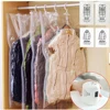 1-3PCS Hanging Vacuum Bags Space Saving Clothes Compression Storage Bag Reusable Empty Pump Bags Clothes Quilt Vacuum Pack 1
