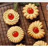 3d Wooden Flower Shape Pastry Mold Christmas Party Cake Biscuits Stamp Embossing Mould Hand Press Baking Cookie Cutter Diy Tools 3