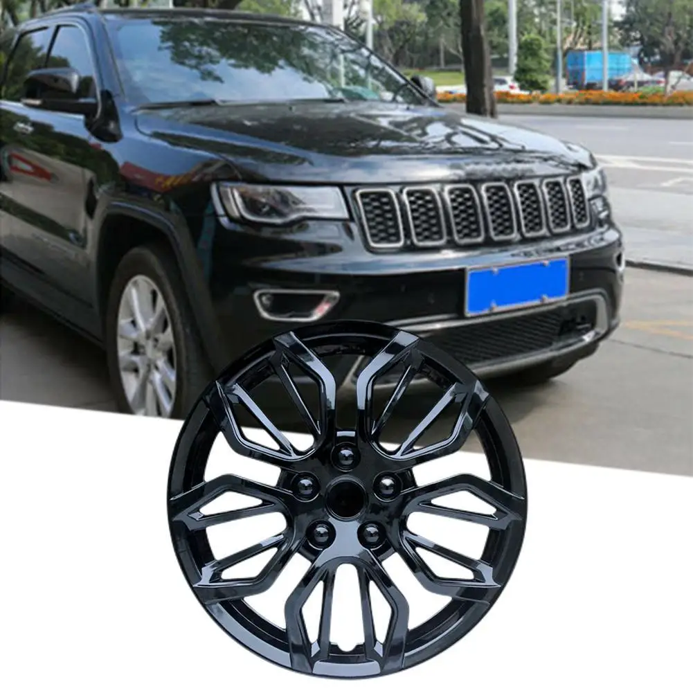 

1PC Universal 15" Car Wheel Trims Hub Cover Rim Center Wheel Decorative 10 Accessories Car On Hubcap Spoke Cover Clip B1R7