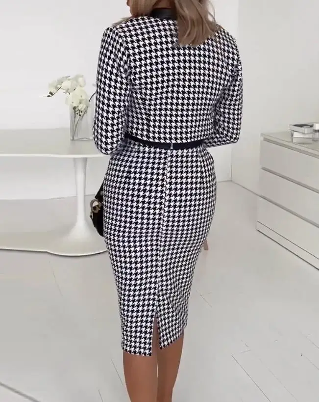 Рисунок 3 - Майка с рисунком «гусиная лапка»