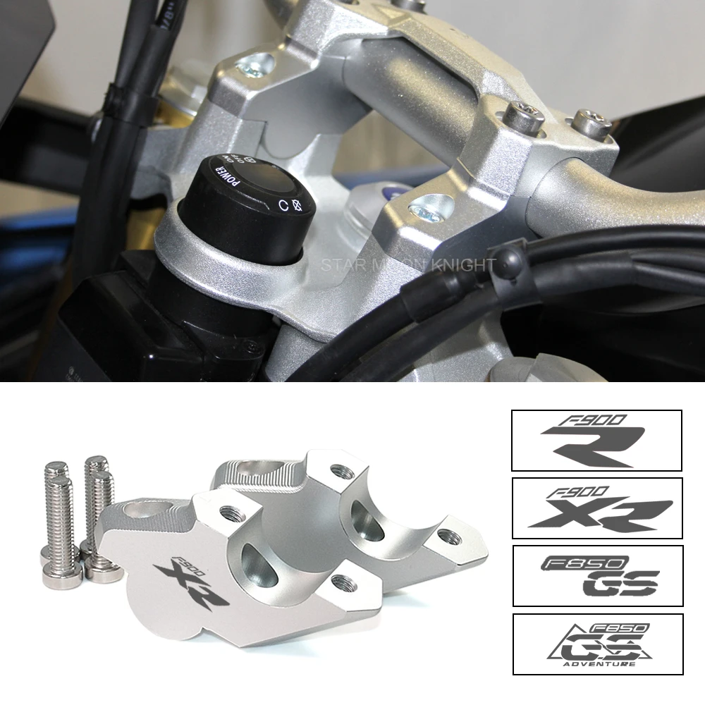 

CNC Handlebar Riser Clamp For BMW F900 F900R F900XR F 900 XR F850GS F 850 GS ADV F850 Adventure Handle Bar Drag Extend Adapter