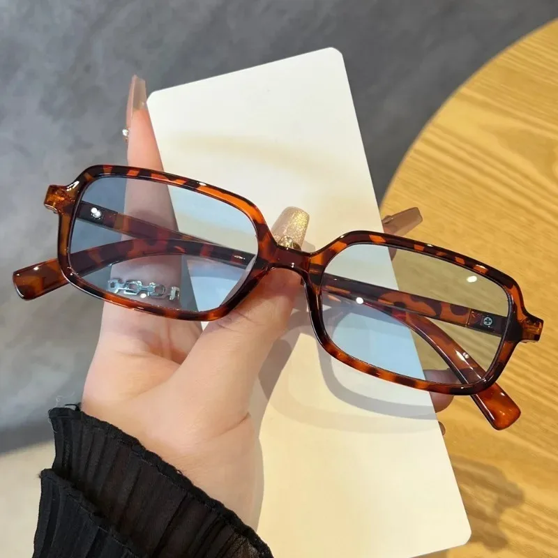 Luxurious Rectangle Sunglasses Women Oval Vintage Square Sun Glasses Men Shades…