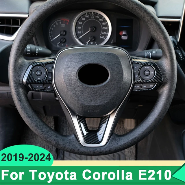 For Toyota Corolla E210 2019 2020 2021 2022 2023 2024 Hybrid ABS Carbon Car  Steering Wheel Button Panel Trim Cover Accessories - AliExpress