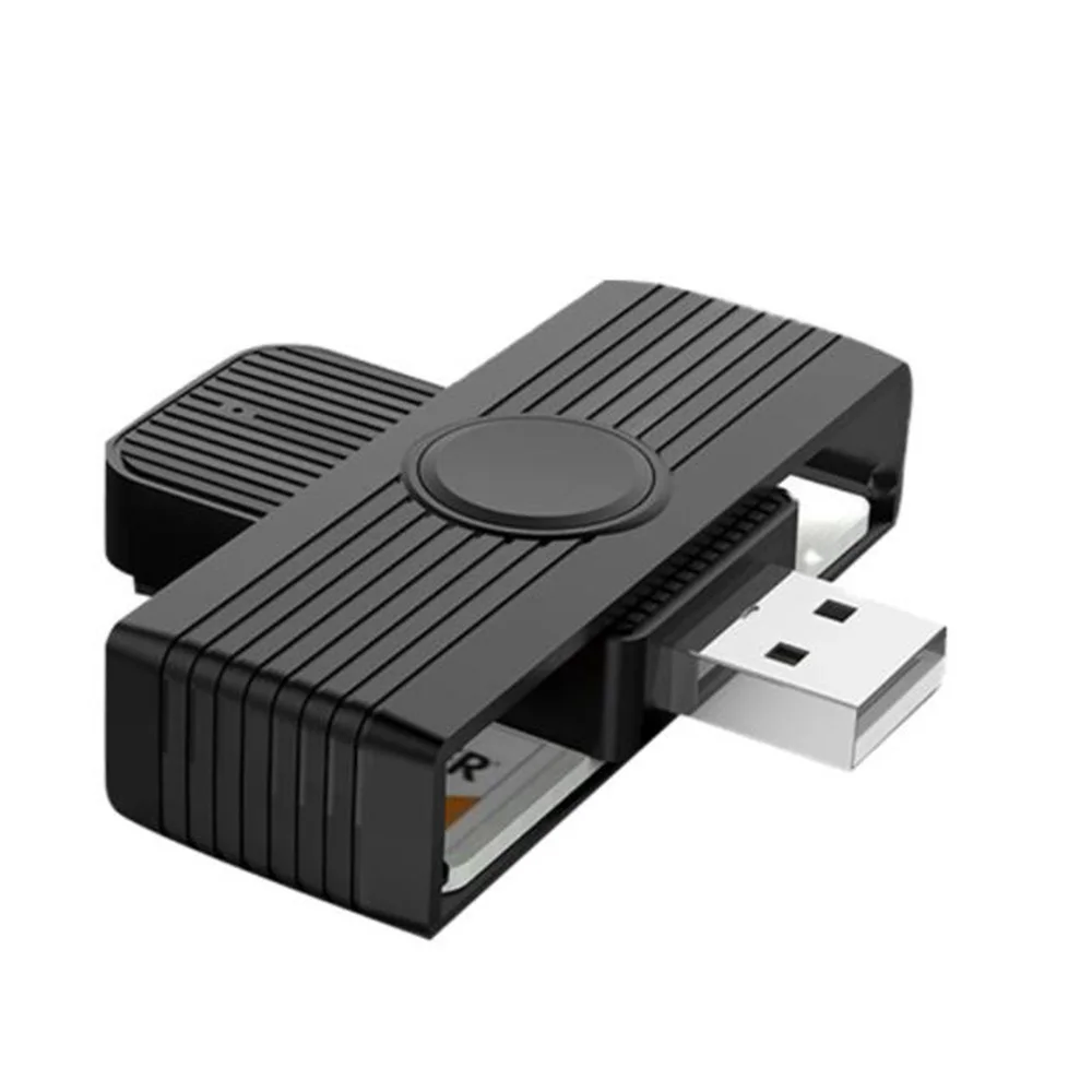 PC 컴퓨터용 USB 2.0 스마트 카드 리더기, 은행 카드, SIM CAC 카드..