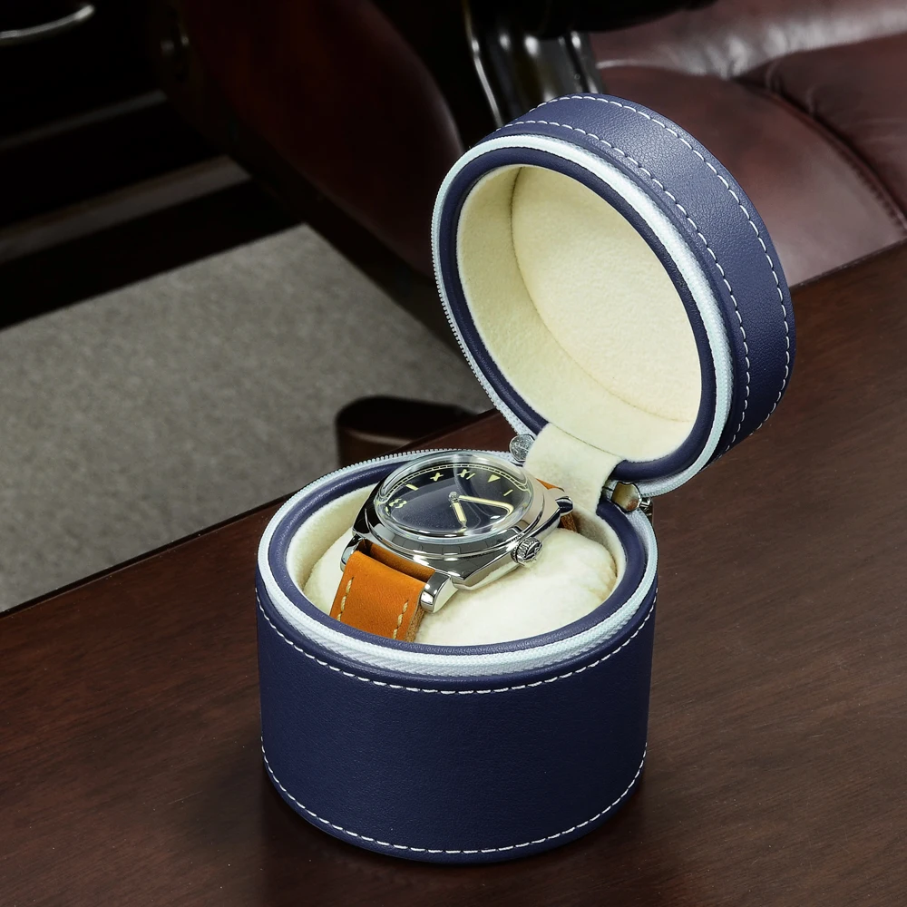San Martin Leather High-end Portable Watch Box Small Travel Storage Box Gift Box Display Package Boxes