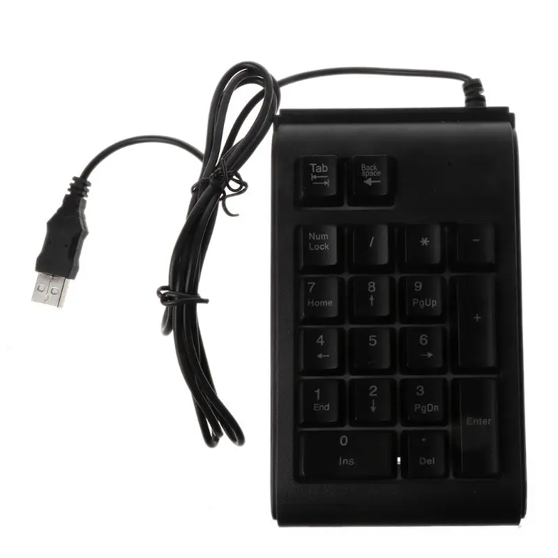 Lightweight Durable Computer Laptop Keyboard USB Numeric Keypad for
