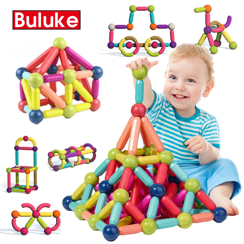 ijsje Voldoen Strippen Big Size Magnetische Stok Bouwstenen Game Magneten Kinderen Set Kinderen  Magneten Voor Kinderen Magnetische Speelgoed Bakstenen|Magnetisch| -  AliExpress