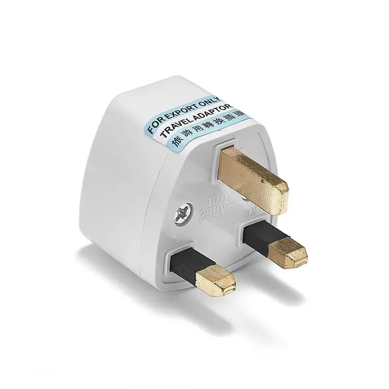 Universal UK Plug Adapter Travel Power Converter - Electrical Socket Type G for British and Singaporean Outlets