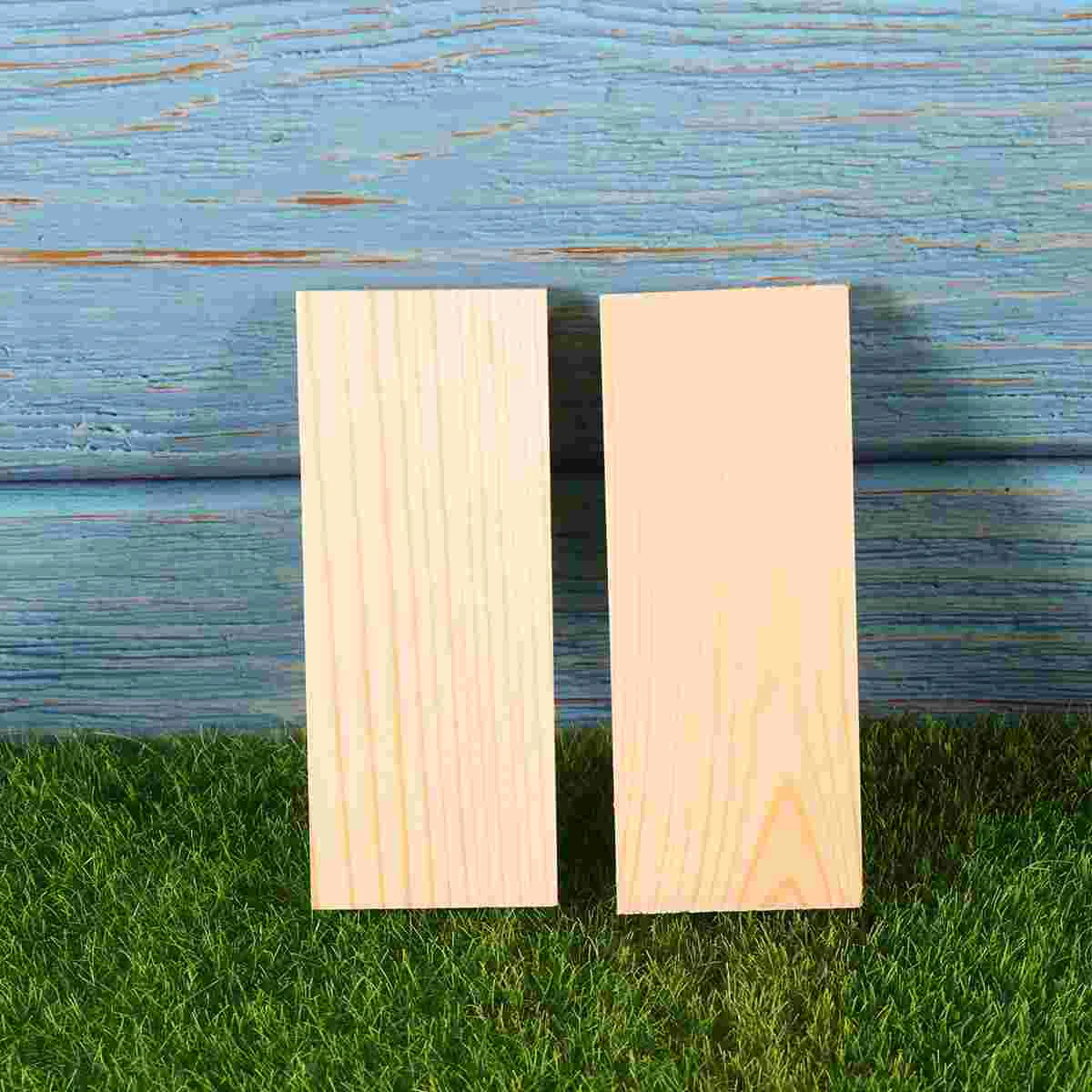 20Pcs Natural Wood Slices Wood Blocks Craft Wood Board Whittling Wood Panel  Block Background Prop for Children Kids basswood - AliExpress