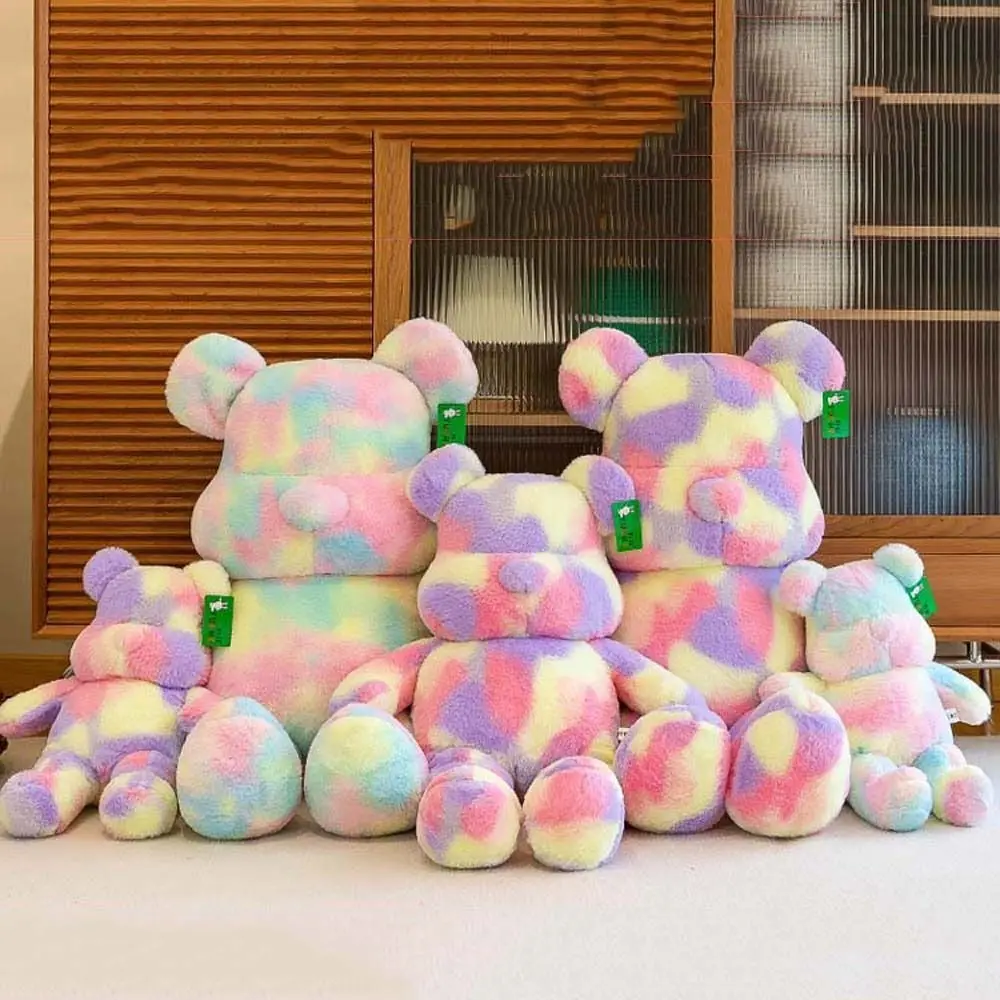 

Toy Home Decoration Hug Bear Doll Sofa Cushion Teddy Bear Plush Doll Bear Stuffed Toys Stuffed Animal Rainbow Bear Plush Toy