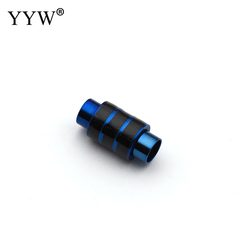 10pcs Stainless Steel Magnetic Clasp 6mm Metal Buckle Leather Cord Clasps Bracelet For DIY Jewelry Making Connectors Accessories