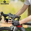 ROCKBROS MTB Road Male Cycling Gloves High Reflective Ant-slip Shockproof Fingerless Gloves For Bicycle Motorcycle Accessories 5