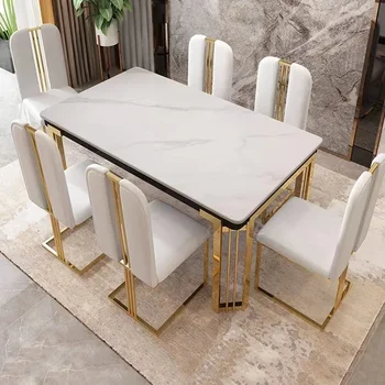 Metal Nordic Luxury Dining Set 1