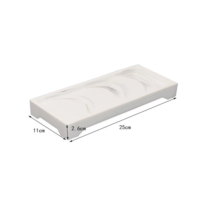 Resin Dresser Vanity Tray Slip-Resistant Perfume Storage Trays Waterproof Jewelry Ring Dish Multipurpose Bathroom Accessories