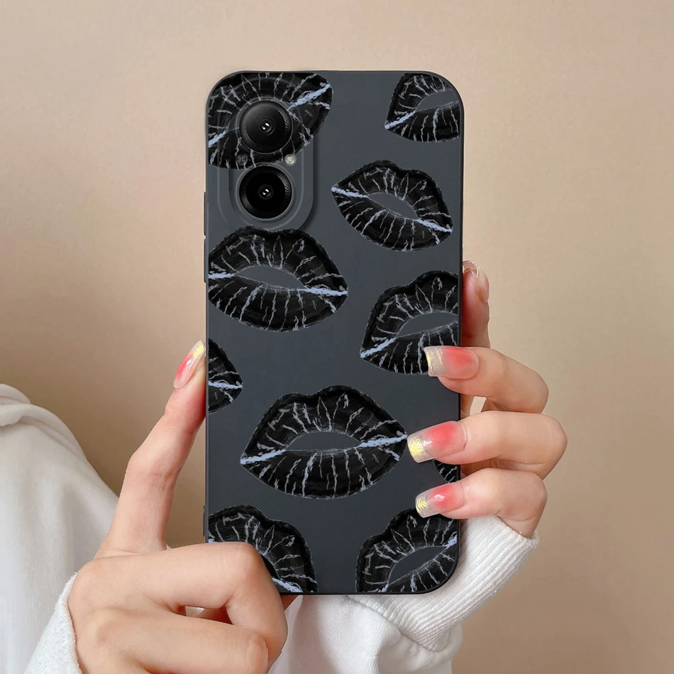 Cool Sweet Soft Liquid Silicone High-Quality Anti-Drop Phone Case - Back Cover Protection