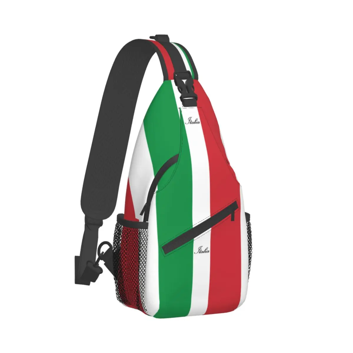 

Italian Flag Of Italy Italia Sling Bag Chest Crossbody Shoulder Backpack Hiking Travel Daypacks Men Women Satchel