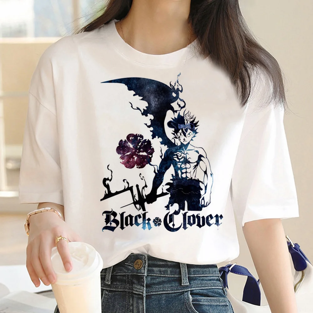 

Black Clover Tee women summer t shirt girl Japanese clothes