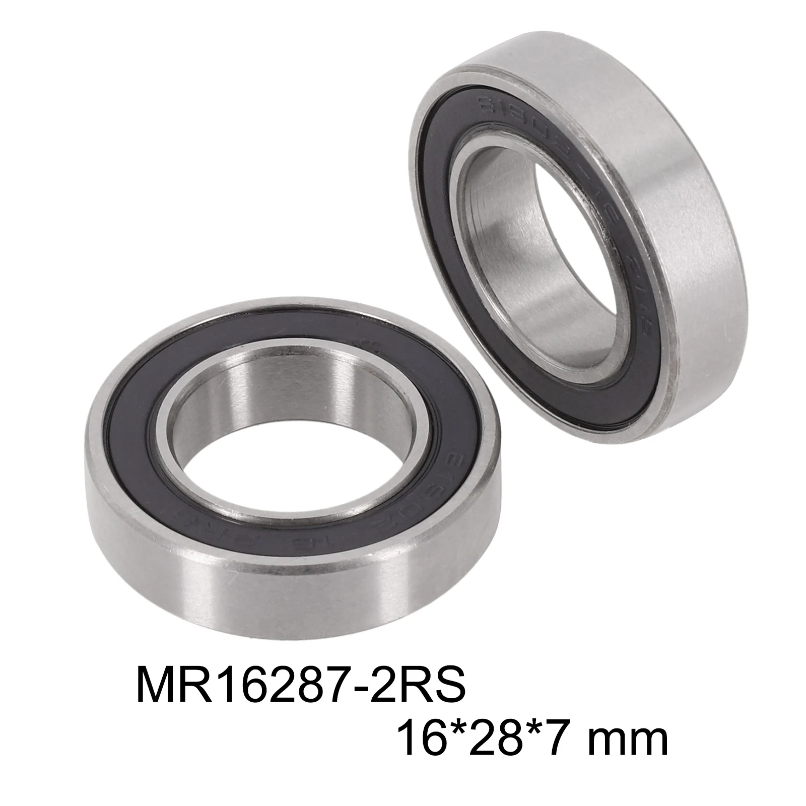 2pcs 16287-2RS 16x28x7mm Bicycle Bearing Hubs Cassette Bottom Bracket Bearings Replace Parts Cycling Accessories