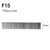 1105pcs F15/F20/F25/F30 Staples Straight Brad Nail 304 Stainless Steel Nail Gun Nailer Staple For DIY Home/Gardening Woodworking 5