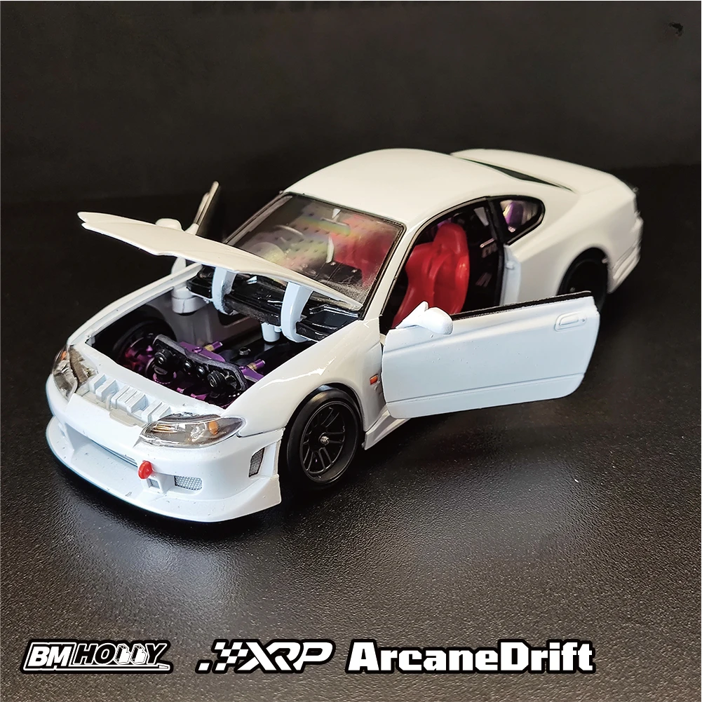 XRP RC 1/24 NFD-S15 Alloy Simulation Rear-drive Drift Car Simulation Interior RTR Electric Drift Racing Car Model Boy Toy 3