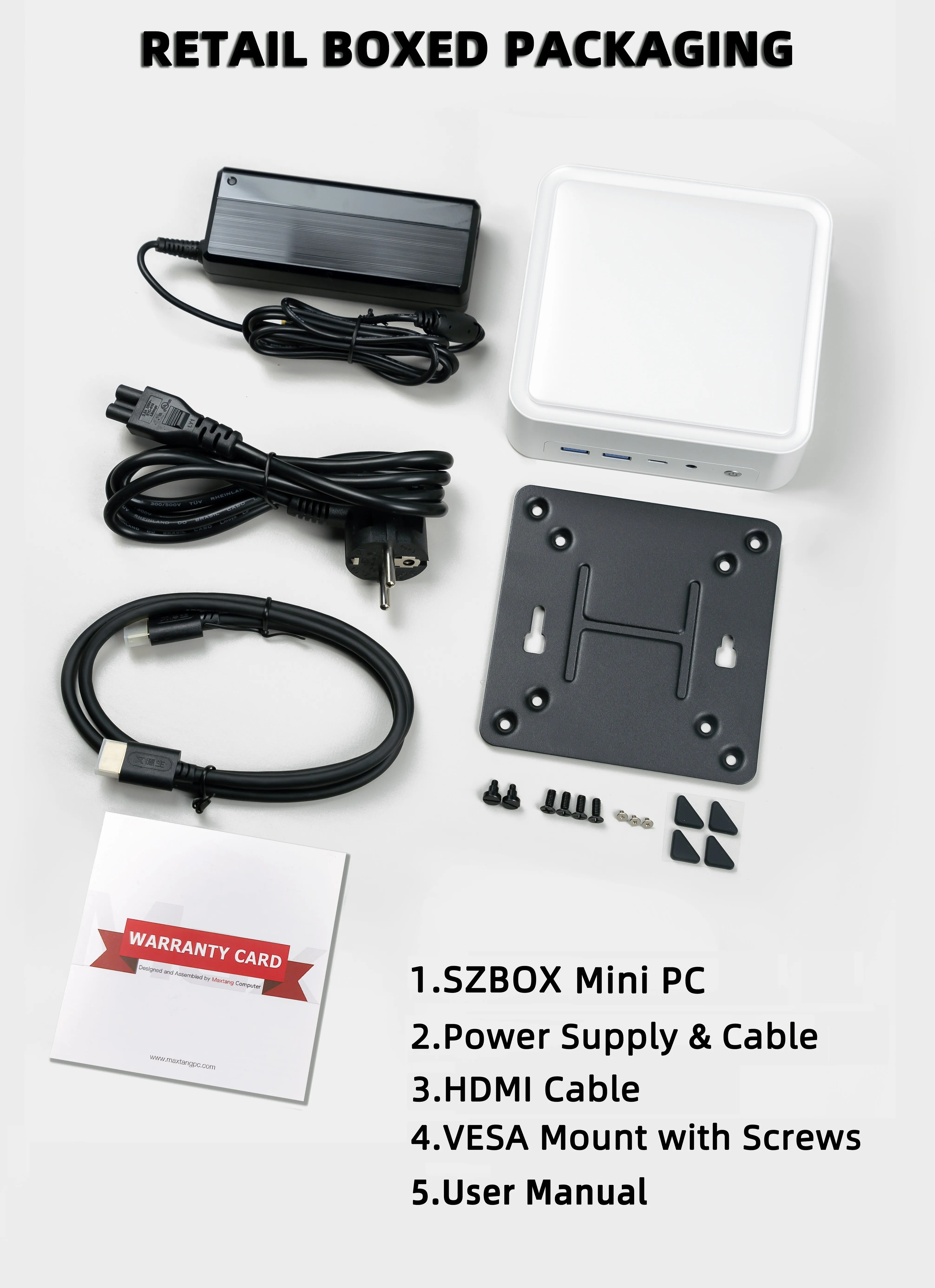 SZBOX Ryzen 9 6900HX/Ryzen 7 8845HS MINI PC Windows 11 DDR5 M.2 2280 NVME SSD PCIE3.0 USB4.0 WIFI6 BT5.2 Game Office Computer 6