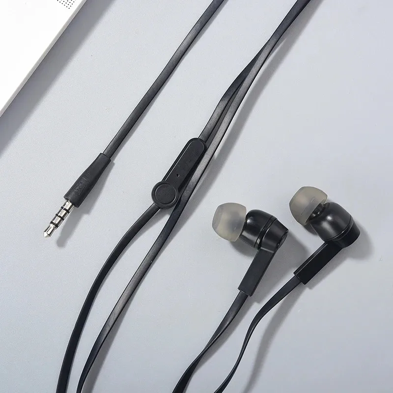 Premium In-Ear Earphones with Bass and Microphone - Wired Control Earbuds