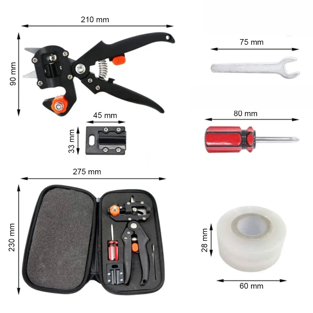 Garden Tools Professional Farming Pruning Shears Grafting Scissor Fruit Tree Vaccination Secateurs Pruning Cutting Knife 4