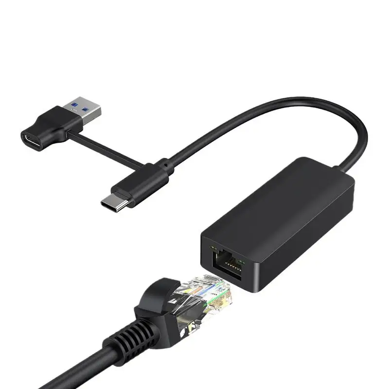 Wired Gigabit Network Converter USB3.0 Wired Network Card Driver-proof External Gigabit Web Cable Converter Cell Phones