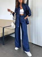 SuperAen New Women's Clothing European and American Fashion Blazer Casual Trousers Two Pieces Set - Image 2