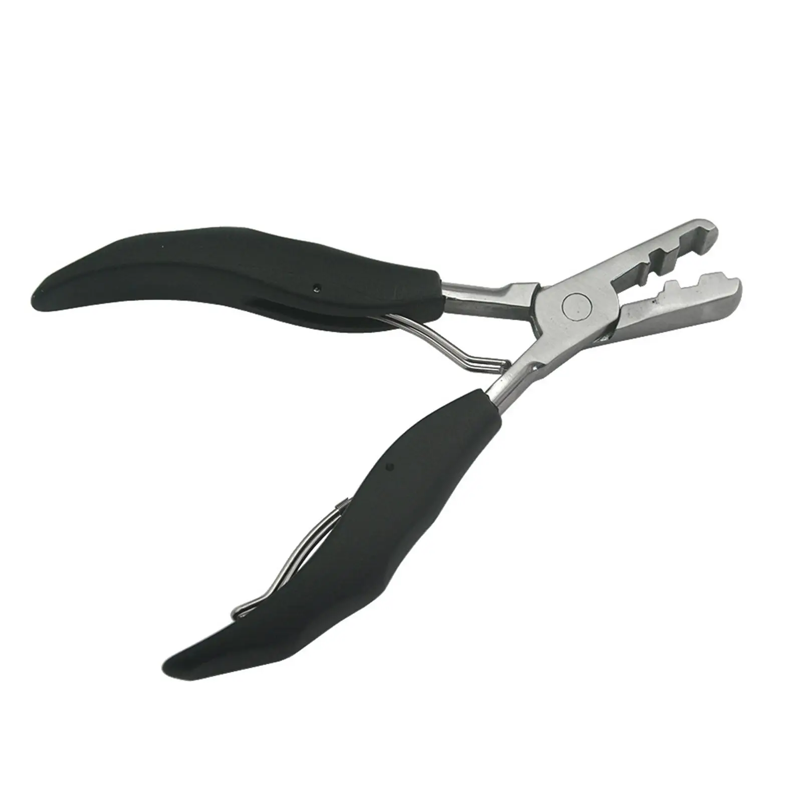 Hair Extensions Plier Lightweight Portable Sturdy High Performance Double Slot Hair Extensions Clamp for Professional Salon Home