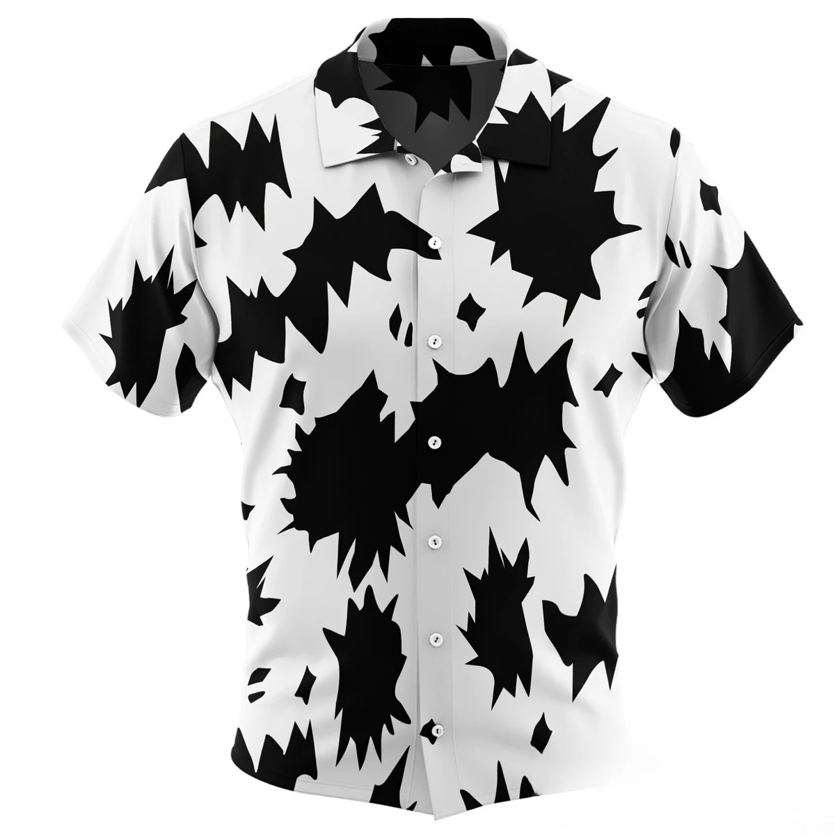 One Piece Button Up Franky Sabaody Hawaiian Shirt Outfit men's Summer Short Sleeve Printed Couple Shirt
