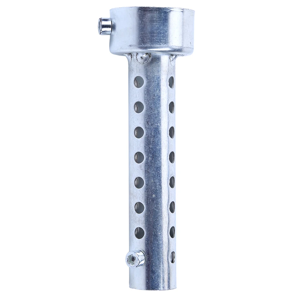 Silenziatore Silenziatore per Moto, Scarico Moto Universale Argento Can DB Killer Silenziatore Inserto Deflettore (42 mm