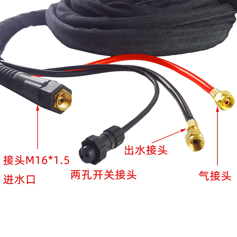 WP-18 water-cooled argon arc welding torch TIG/WS-300 315 400 quick-plug joint 300A aluminum welding torch