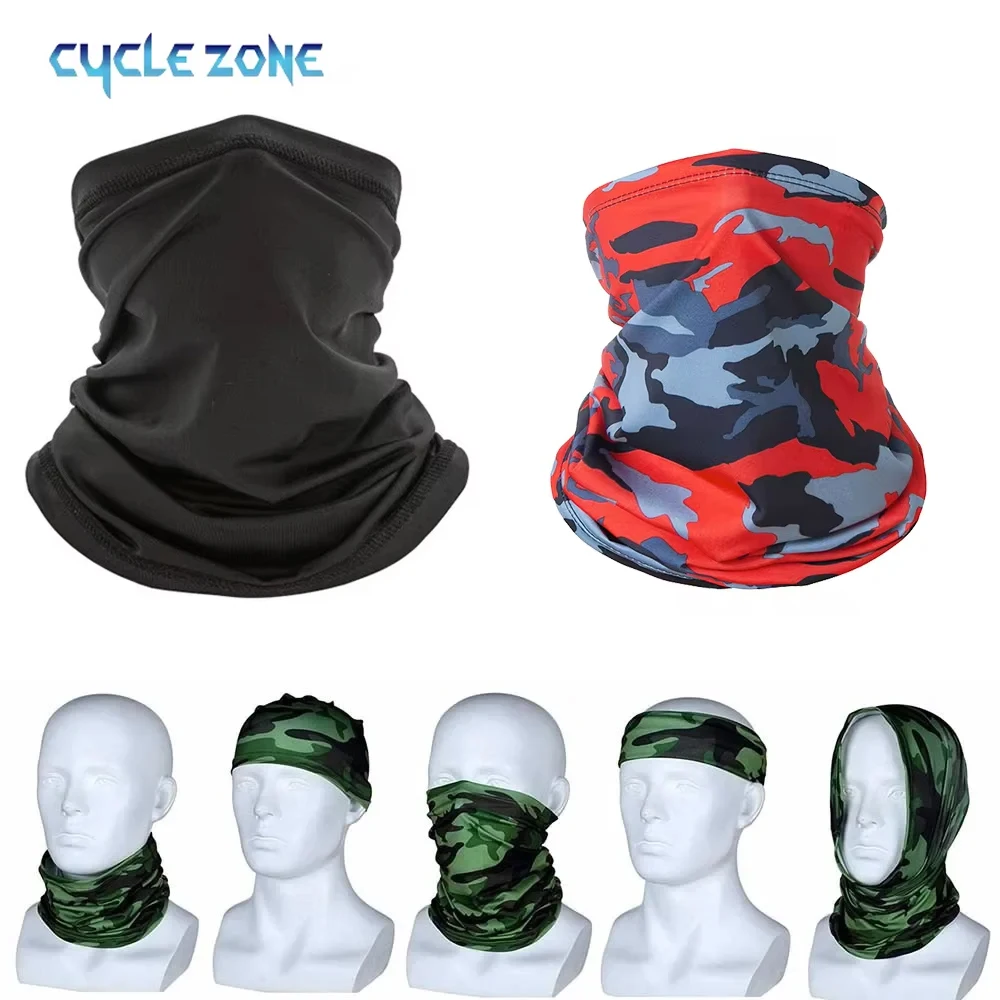 Cycling Face Masks 1 PCS Breathable Headscarf Bandana Scarf Neck Multifunctional UV Protection Outdoor Fishing Hiking Head Band