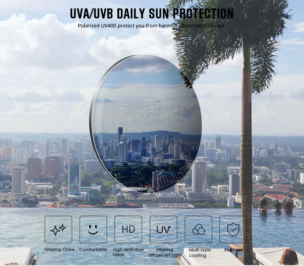 Polarisierte Sonnenbrille für Herren von Brand Touring, Sport, 1,1 mm Dicke, Polarisations-Sonnenbrille, hochwertige 5-Barrel-Scharniere_voghion.com