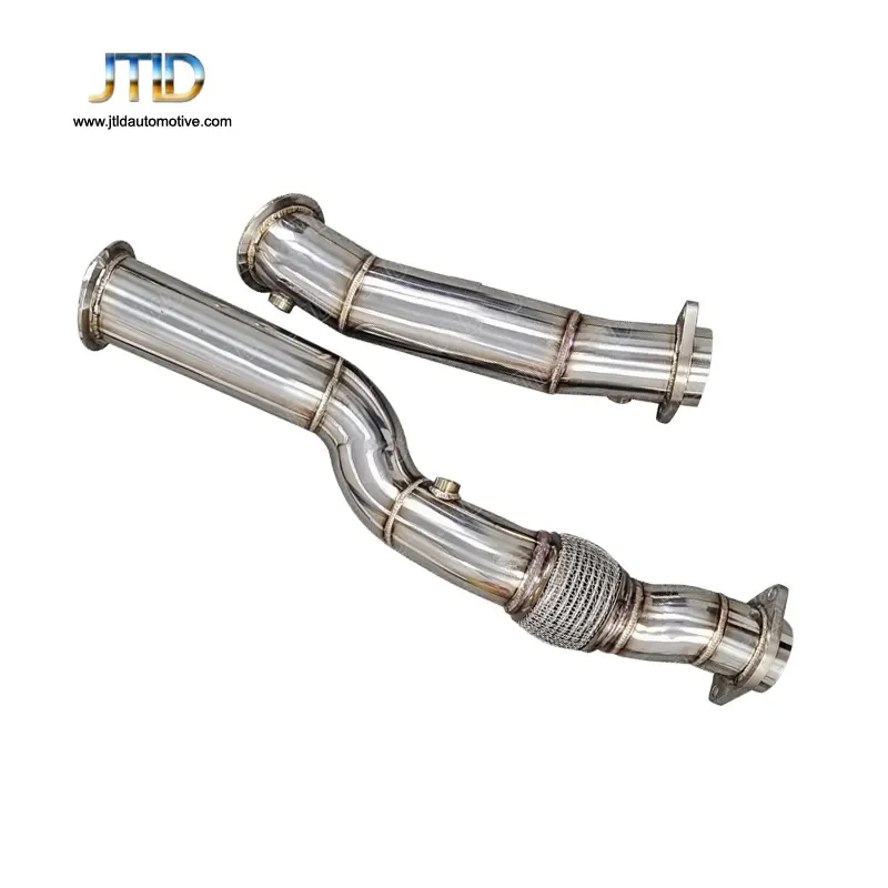 

High Flow polished Decat Exhaust downpipe for bmw G80 M3 G82 M4 S58 3.0L