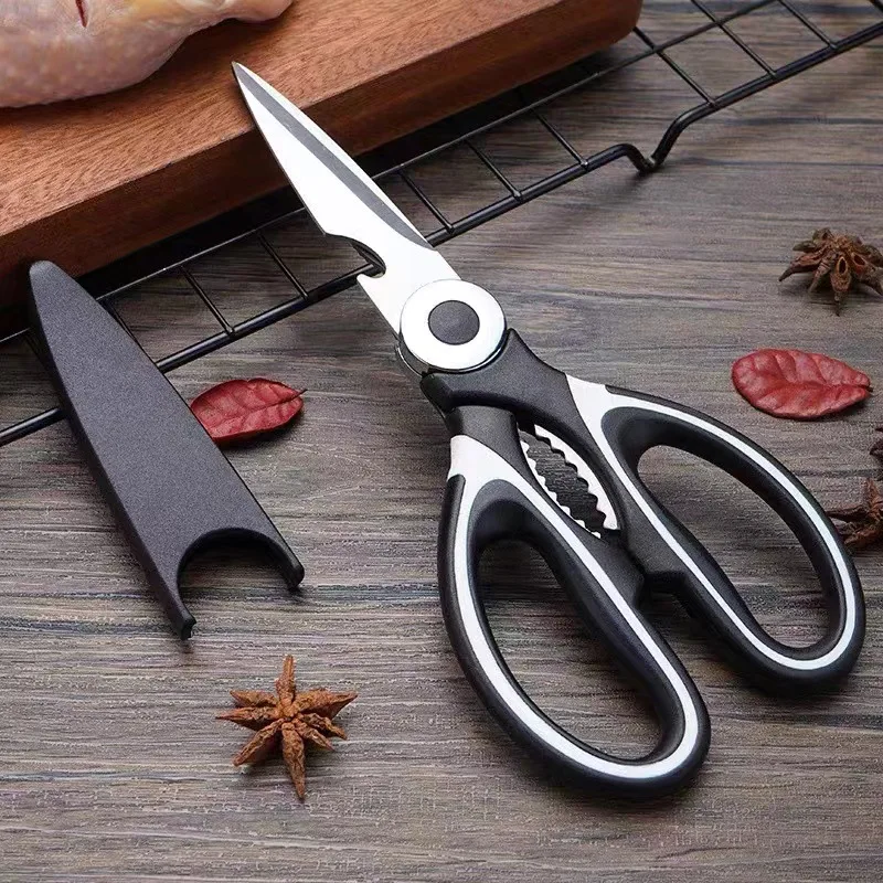 Multi Function Scissors Household Fish-killing Special Shears Roast Chicken and Duck Bones Large Stainless Steel