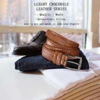 Известный бренд, деловой ремень, мужской ремень высшего качества из искусственной кожи, роскошный кожаный поясной ремень, черные мужские джинсовые ремни с автоматической пряжкой для мужчин — изображение 5