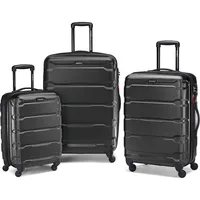 Samsonite Omni PC Hardside Expandable Luggage with Spinner Wheels, 3-Piece Set (20/24/28), Black 1