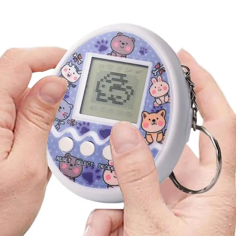Portable Retro Tamagotchi Electronic Pet Toy Keychain Game Machine Kids Gifts Educational Funny 90S Nostalgic Virtual Cyber Pet 5